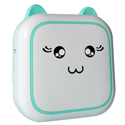 AUTSUPPL Impresora Térmica Portátil Mini Inalámbrica para Fotos y Etiquetas Bolsillo Diseño Ligero Abs Multifuncional para Estudiantes Oficina y Hogar Incluye de Papel
