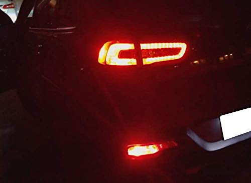 Kit completo de luz trasera antiniebla LED compatible con Jeep Cherokee 2014-18 miniatura 4