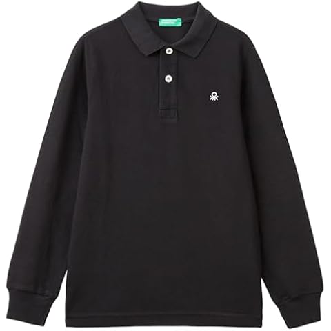 United Colors of Benetton Black Polo Shirt for Boys Cover