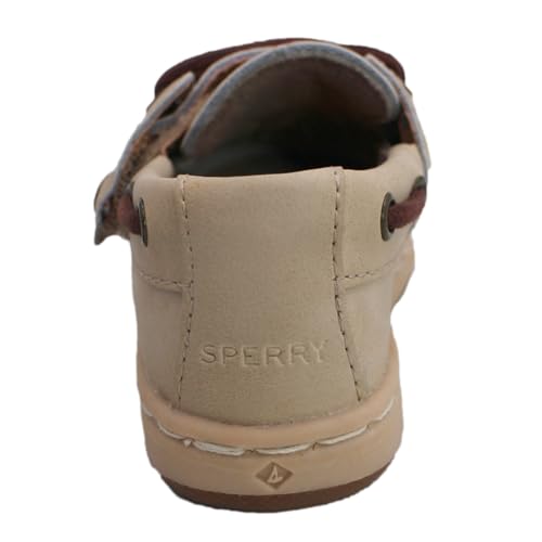 Image of Sperry Toddler Cup II Boat Shoe with Memory Foam Insole - Tan Leather, Size 5