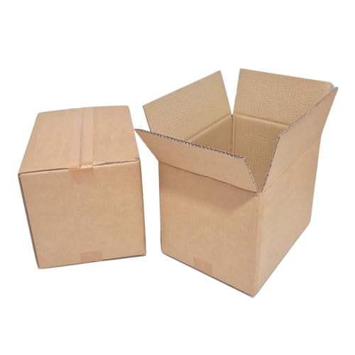W.E. Roberts Strong Double Wall Cardboard Boxes (Pack of 15) - Boxes for posting, Boxes for moving house, Packing boxes, Postal Shipping Boxes (305mm x 229mm x 229mm (12 x 9 x 9))
