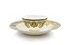 Royalty Porcelain 43-pc Dinner Set, Greek Vase, Bone China Porcelain (Green), grey, gold