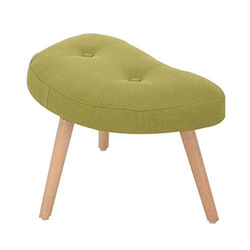 Taburete de tocador verde para el dormitorio y salon 2