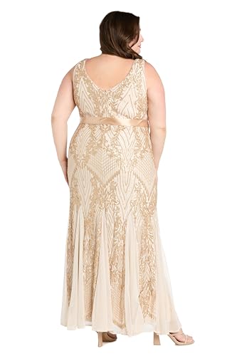 Image of R&M Richards Women's Aurora Dreamscape Gown