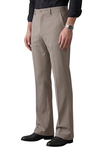 Image of Men's Trendy Bootcut Trousers - Modern Flared Fit | Premium Formal Pants