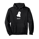 Cute Boo Ghost ハロウィーン 不気味 ホワイトシート お化け パーカー