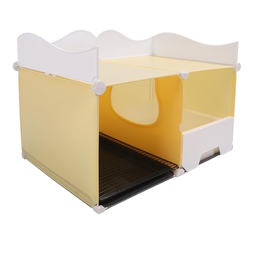 Caixas de Areia para Gatos Fechadas Gaveta à Prova de Respingos Panela para Gatinhos Com Tampa Remov