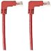 Black Box SpaceGAIN Cat.6 Network Cable - Category 6 for Network Device - Patch Cable - 6 ft - 1 x RJ-45 Male Network - 1 x RJ-45 Male Network - Gold-plated Contacts - Red - EVNSL236-0006-90DD