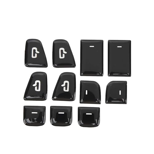 Autocollants bouton commande voiture résine durable anti-rayure