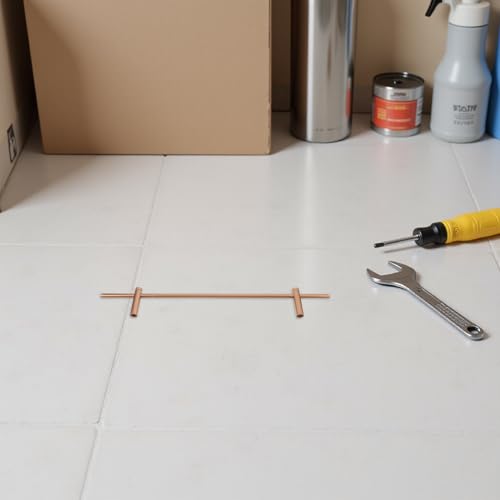 Barandilla metálica dorada para proteger botelleros de cocina 7