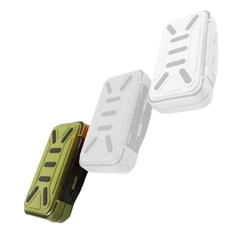 Estojo Organizador P/Iscas Artificiais Anzol Chumbo Pesca Cor:Verde