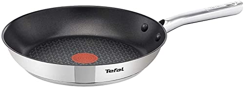 Tefal A859S8 8-teiliges Induktion Topf und Pfannenset + Glasdeckel mit Siebfunktion + Hochwertig polierte Edelstahl Töpfe mit Siebdeckel, Antihaft Bratpfanne 20 cm – Bild 4