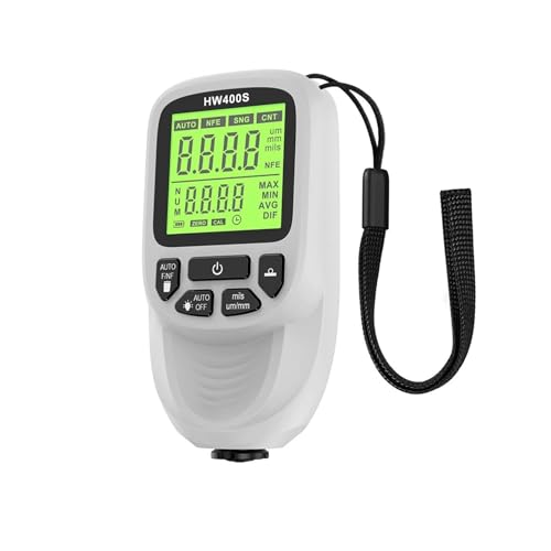 Medidor digital de espesor de pintura HW400S 0-2000μm miniatura 1