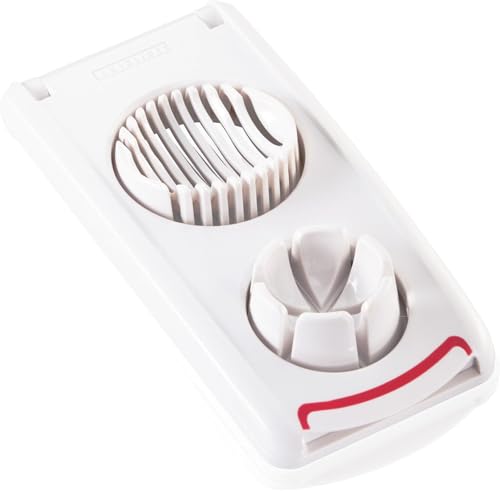 Leifheit Eierschneider Combi ComfortLine-Serie mit 3 Funktionen, Champignonschneider schneidet...