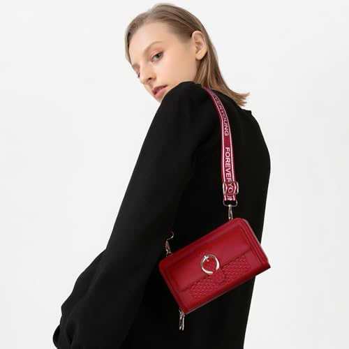 Richeart Purses for Women - Vegan Leather Phone Wallet with Card Slots - Crossbody Bag Adjustable Strap2