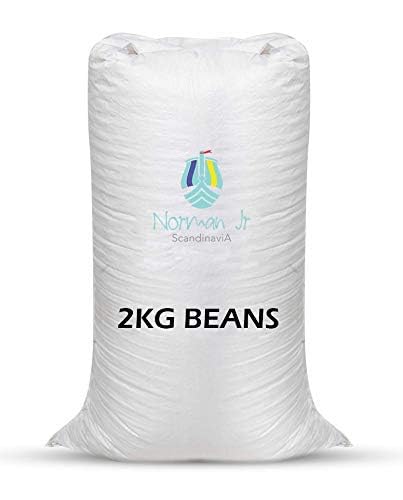 NORMAN JR Premium Virgin Grade Thermocol Balls Refill for Pillows, Sofa, Bean Bags, Soft Toys & Beans for Bean Bag Refill 2 Kg (White)-image-28