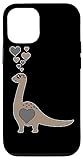 Netter Brontosaurus mit Herzen