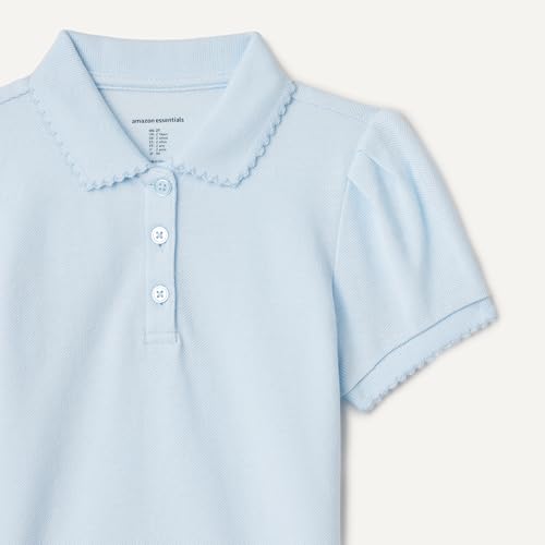 Image of Amazon Essentials Girls and Toddlers' Uniform Pique Polo Shirt