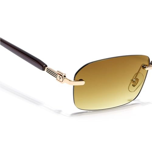 Image of Voyage UV Protected Rimless Sunglasses for Men & Women