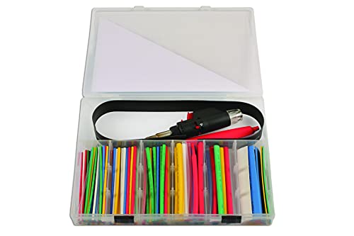 Gaine thermo-rétractable et torche butane Laser 162 pcs pour isolation étanche