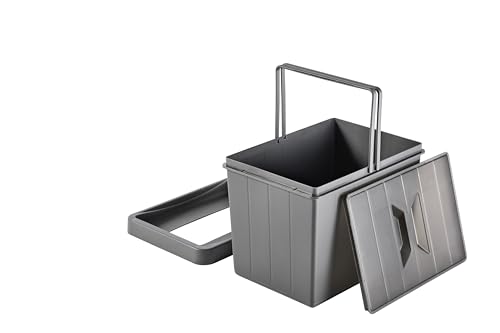 Aspira Poubelle modulaire pour tiroir, collecteur de déchets « Müllomatic MODUL 1 » | Récipient en plastique avec base montable | Volume : 1 x 16 l | Système de tri sélectif | Hauteur 298 mm (Module