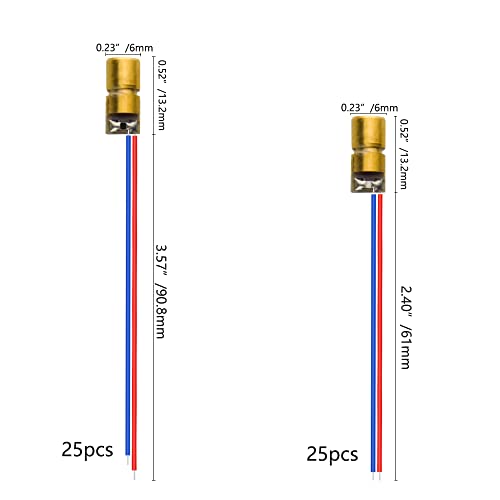 image for XINGYHENG 40pcs Of Laser Dot Diode Module Head WL Red 650nm 6mm 5V 5mW