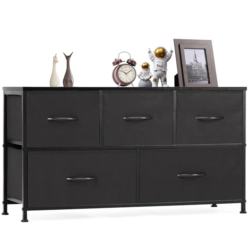 OLIXIS 5 Drawers Dresser for Bedroom, Fabric Storage...