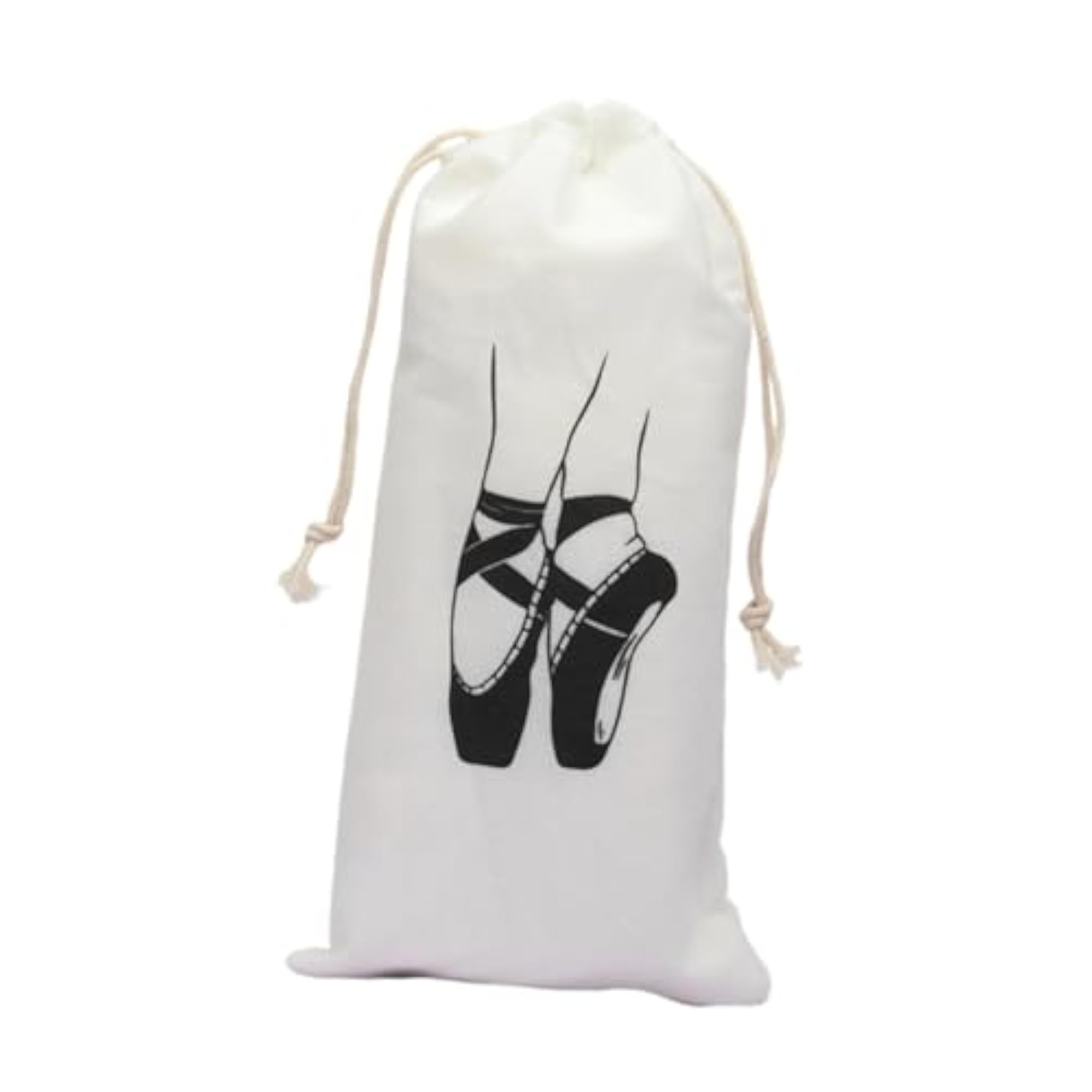 Dance Shoe Bag Accessory, Spacious with Drawstring for Studio