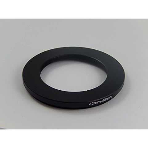 Anillo Adaptador Step Down de 62 mm a 43 mm para Objetivo de la cámara Cover