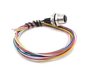 Elecbee M12 8-polig A-Code Rundsteckverbinder