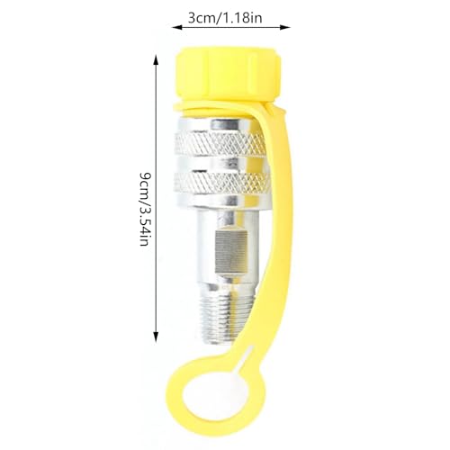 Image of Hydraulic Quick Coupler Set ZG3 /8 High Pressure 70Mpa Quick Connect Coupling Kit Chrome Plated Steel for Hydraulic Hose Pipe