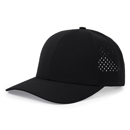 Image of Quick Dry Baseball Cap Curved Brim Mesh Snapback Hat for Men Women