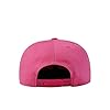 Underground Kulture Plain Flat Peak Snapback Baseball Cap Neon Pink #5