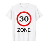 30er Zone 30 Jahre Shirts zum 30. Geburtstag