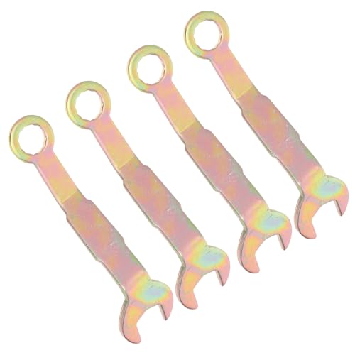 Llave para puerta de bolsillo con pivote angular de hierro, set de 4 piezas, 3/8 pulgada, herramienta ergonómica para puertas corredizas de clóset, reparación y mantenimiento DIY miniatura 1