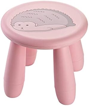 LNYXQX Taburete reposapiés Taburete Lindo de plástico Banco pequeño para niños Cambio de Zapatos para el hogar Taburete Baño Silla Antideslizante Mesa de Centro para Adultos Ta