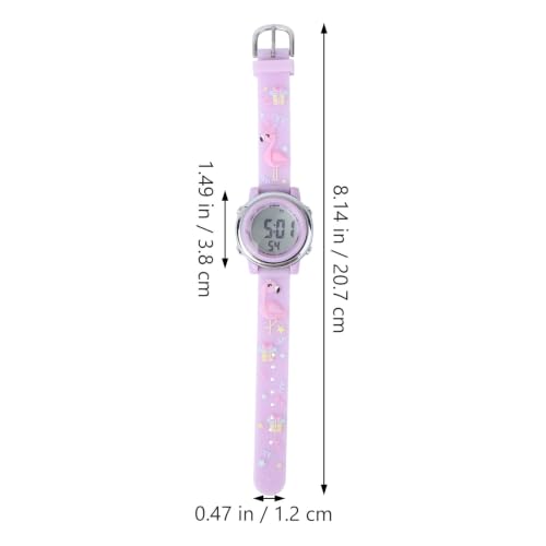Reloj digital infantil resistente al agua con correa de ABS duradera 2