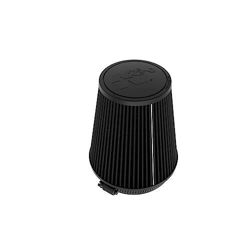 K&N Dryflow Lifetime Universal Clamp-On Air Filter: Dry Synthetic Washable Oil-Free: Flange Diameter: 5 In Filter Height: 7 In Flange Length: 1 In Type: Dry Synthetic RU-3135HBK