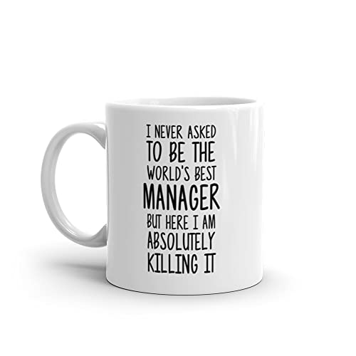 World's Best Manager Mug-Funny Manager Gift-Manager Coffee Mug-Manager Quote-Best Manager Ever-Greatest Manager-Mugs-Joke