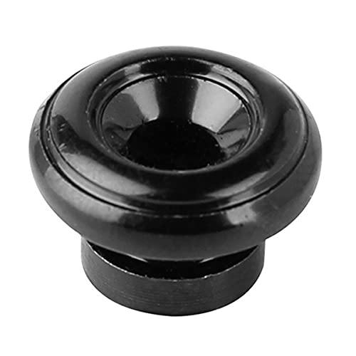 Guitar Parts for Large Guitar Strap Buttons Locks,Black (2 Pieces)