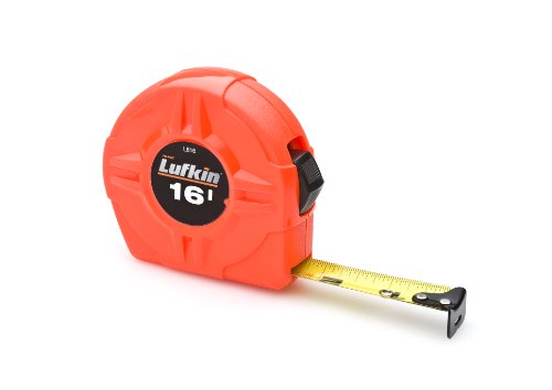 Ruban à mesurer L616 Hi-Vis avec rembobinage fluide et boîtier antichoc