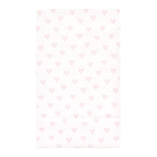 Image of Hudson Baby Unisex Baby Cotton Flannel Burp Cloths, Pink Gray Elephant, One Size