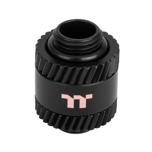 Image of Thermaltake Pacific SF Male to Male 20mm Extender Matte Black /DIY LCS /Fittings CL-W390-CU00MK-A