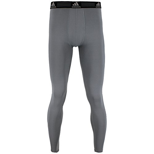 adidas Men's Baselayer Climalite UPF Pants Underwear (1-Pack), Grey, X-LARGE