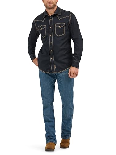 Wrangler Herren Retro Relaxed Fit Boot Cut Jeans, True Blue, 42W / 34L – Ansicht 6