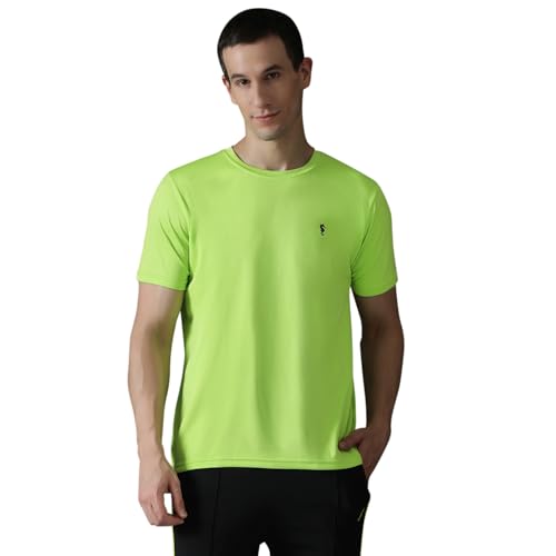 Image of EPPE Men's Round Collar T-Shirt | Regular & Dry Fit Summer Stylish Casual Tee | Polyester Half Sleeve T-Shirts for Men.