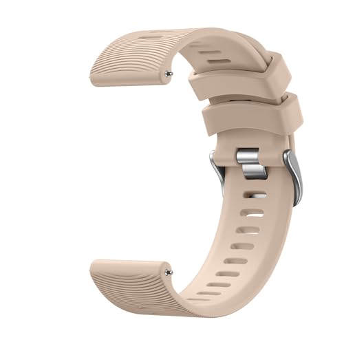 Image of Tobfit 20mm Straps Compatible with Garmin Forerunner 165 /165 Music, Forerunner 55 /158,245 /245 Music, 645 /645 Music Band for Women Men, Silicone Strap for Garmin Watch
