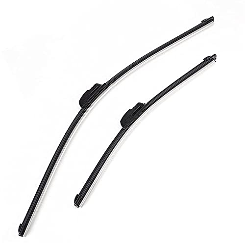 AUTOZOCO Pack de 2 Escobillas limpiaparabrisas delantero Montaje U (65cm-40cm), escobilla 65 cm + escobilla 40 cm, Escobilla coche, limpiaparabrisas delantero compatible con la mayoría vehículos