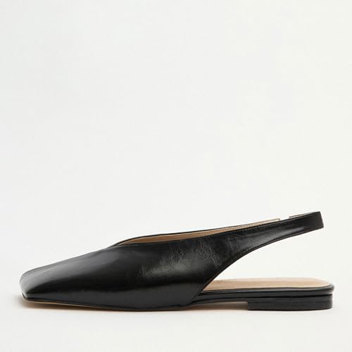 Slingback Flats for Women - Elegant Square Toe Style, Stylish and Comfortable for Dating, Banquet and Formal Events3