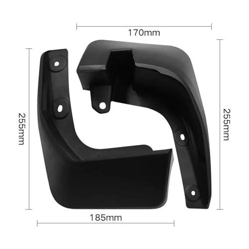 Flaps de barro para salpicaderas de Avanza 2012-2021 delanteros traseros kit de 4 piezas 3